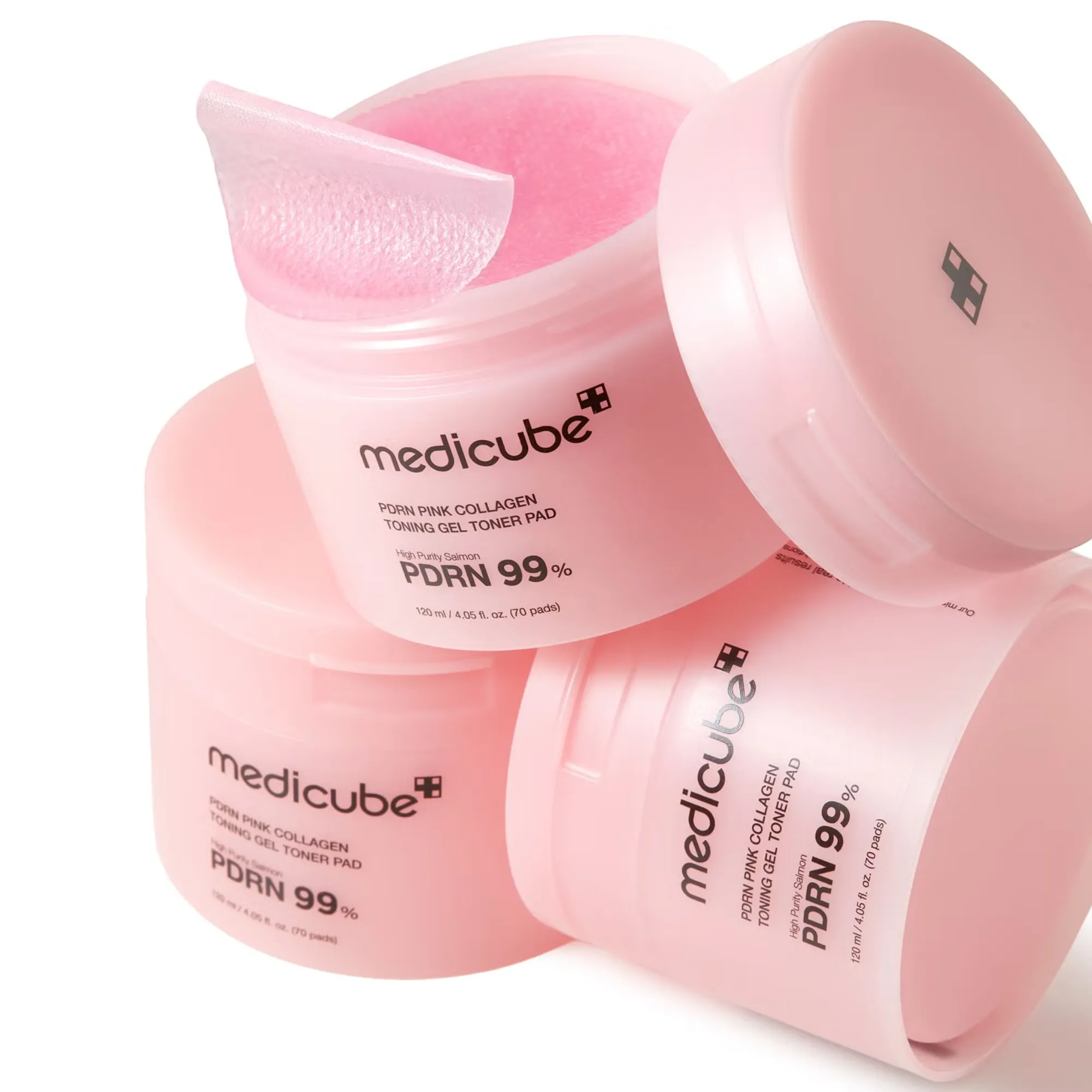 Medicube - PDRN Pink Col Gel Toner Pad (70) - Image 2