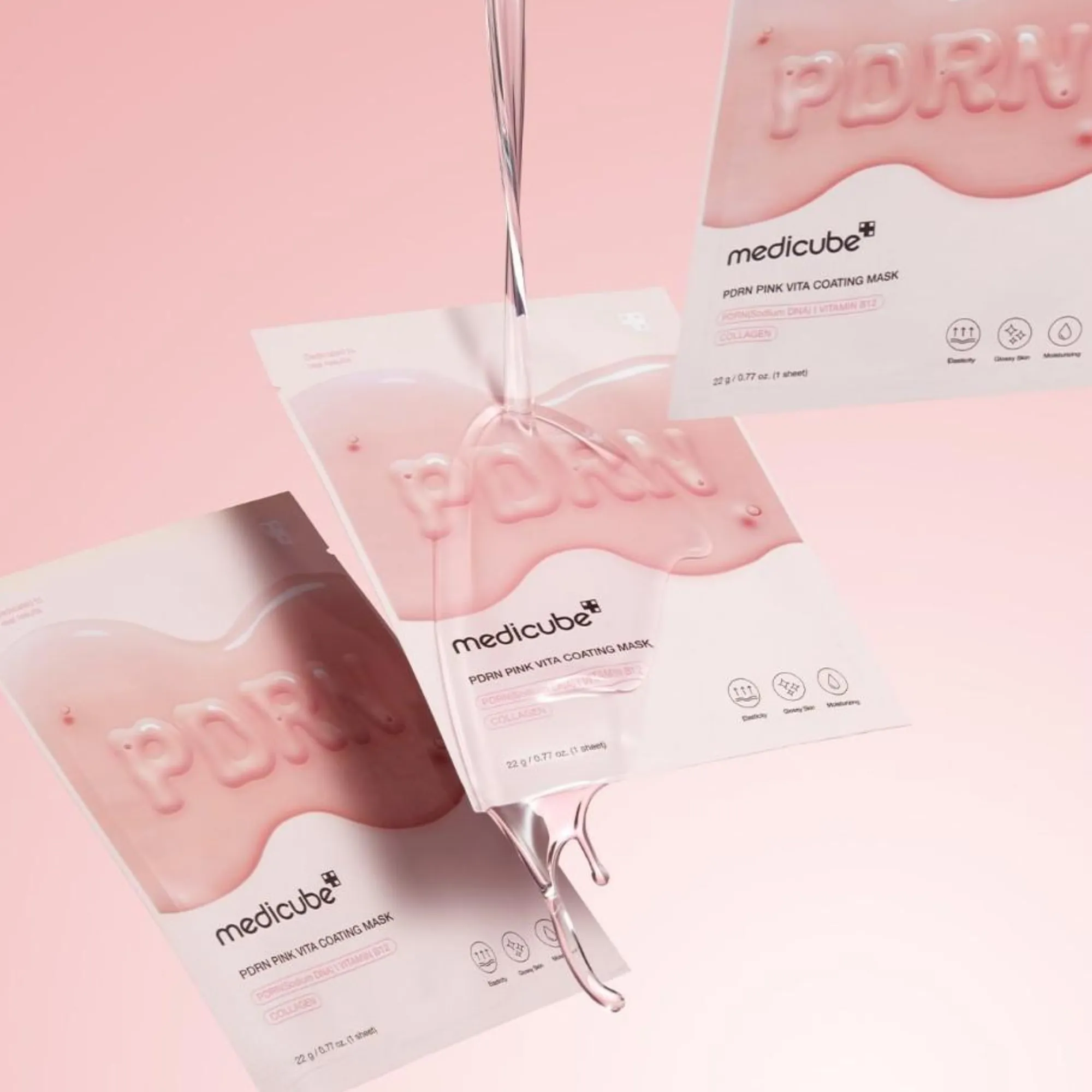 Medicube - PDRN Pink Vita Coating Mask 22g - Image 4