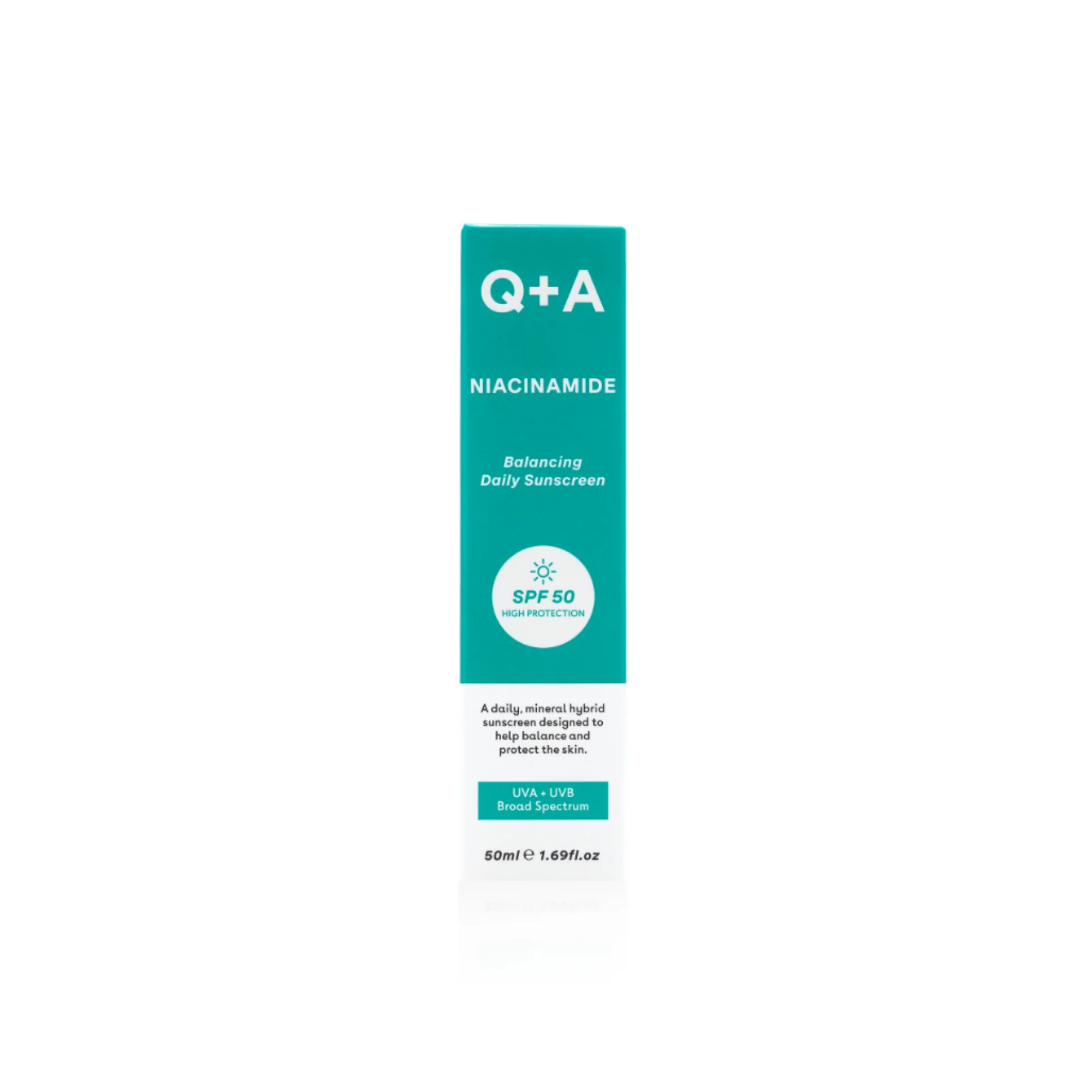 Q+A - Niacinamide SPF50 Balancing Facial Sunscreen - Image 2
