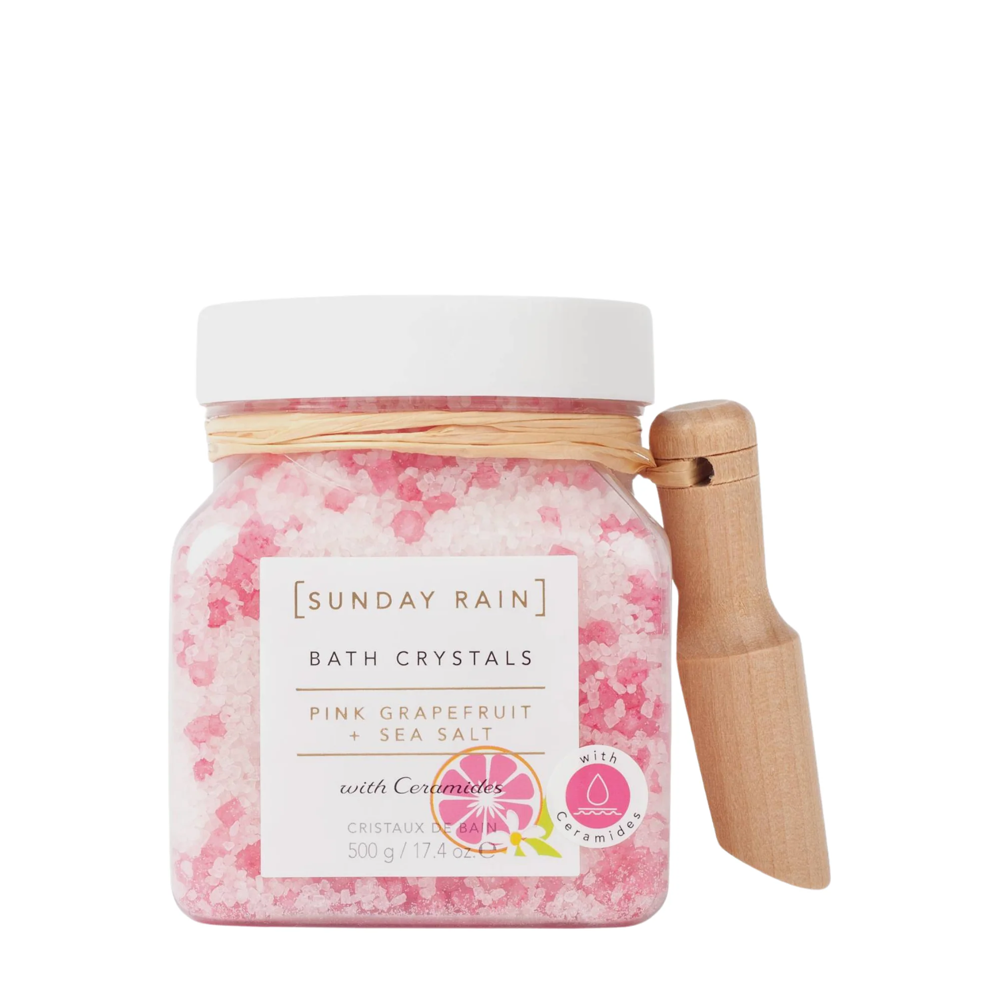 Sunday Rain - Pink Grapefruit & Sea Salt Bath Crystals