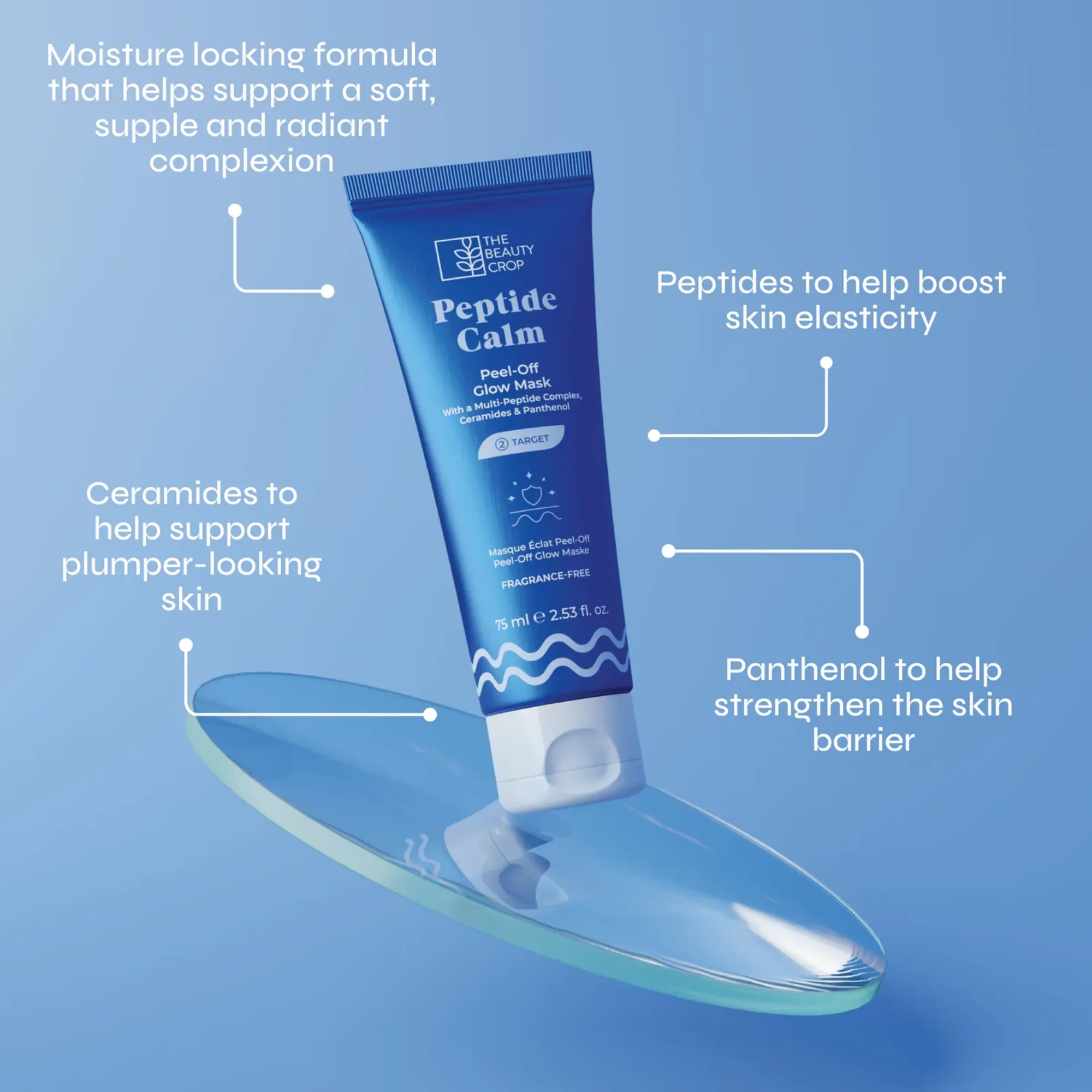 The Beauty Crop - Peptide Calm Glow Peel-Off Mask - Image 2
