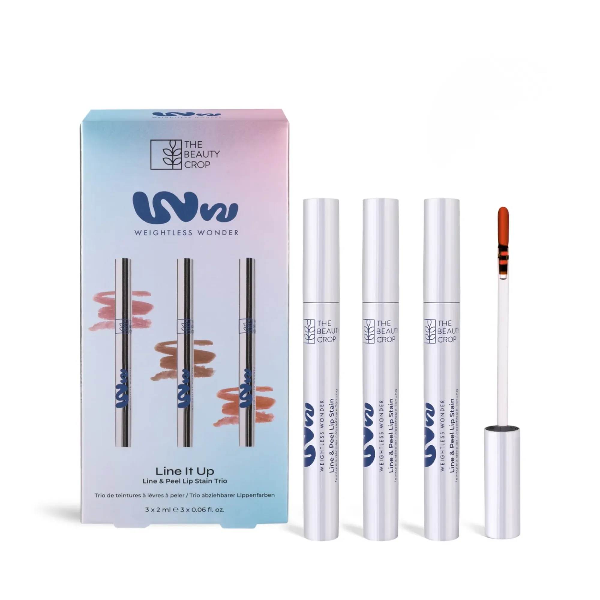 The Beauty Crop - Weightless Wonder Line It Up Line & Peel Lip Stain Trio